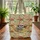 Shih Tzu Dog Reading Book Vintage Floral Tapestry - Dog Lover Gift Quilted Tote Bag - 3