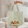 Vintage Travel Trailer Pine Trees Camping Scene - Travel Essentials for Travelers Quilted Tote Bag - 5