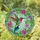 Hummingbird Floral Stained Glass Mosaic - Home Decor Gift for Bird Lover Stained Glass Suncatcher - 1