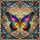Butterfly Floral Mosaic Sunburst - Home Decor Gift for Nature Lover Stained Glass Suncatcher - 5