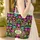 Flowers Butterflies Botanical Wreath Everyday Carry Gift Quilted Tote Bag - 4