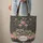 Raccoons Pink Roses Floral Wreath Personalized Name - Everyday Carry Gift Quilted Tote Bag - 6