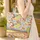 Saguaro Desert Golf Vintage Name Plaque Everyday Carry Gift for Golfer Quilted Tote Bag - 4