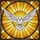 White Dove Golden Halo Tiffany Style Stained Glass Home Decor Gift for Bird Lover Stained Glass Suncatcher - 5
