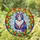 Stained Glass Blue Eyed Cat Floral Paisley Mosaic - Cat Lover Home Decor Gift Stained Glass Suncatcher - 1