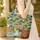 Brown Bear Log Cabin River Waterfall Pine Cone Leaves - Wildlife Everyday Carry Gift Quilted Tote Bag - 4
