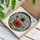 Bumblebee Red Poppy Tiffany Glass Mosaic - Nature Lover Home Decor Gift Stained Glass Suncatcher - 3