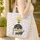 Dachshund Pennant Lightbulb Paw Prints - Everyday Carry Gift for Dog Lover Quilted Tote Bag - 4