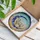 Vibrant Mosaic Tiffany Glass Sheep Crescent Moon Golden Blue Sky - Animal Lover Gift Stained Glass Suncatcher - 3