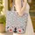 Polka Dot Chickens Floral Wreath - Everyday Carry Gift Quilted Tote Bag - 4