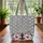 Polka Dot Chickens Floral Wreath - Everyday Carry Gift Quilted Tote Bag - 3
