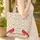 Cardinal Birds Winter Berry Blossom Vine Wreath - Everyday Carry Gift for Bird Lovers Quilted Tote Bag - 4