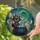 Stained Glass Black Cat Witch Hat Broom Cauldron - Celestial Magic Home Decor Gift Stained Glass Suncatcher - 2