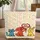 Red Yellow Blue Scattered Polka Dot Dog Cat Bunny Heart - Everyday Carry Gift for Children Quilted Tote Bag - 1