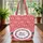 Bee Flowers Leaves Honeycomb Floral Wreath - Everyday Carry Travel Essentials Gift Quilted Tote Bag - 3