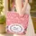 Bee Flowers Leaves Honeycomb Floral Wreath - Everyday Carry Travel Essentials Gift Quilted Tote Bag - 4