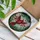 Red Cardinal Bird Red Berries Green Foliage - Wildlife Lover Home Decor Gift Stained Glass Suncatcher - 3