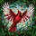 Red Cardinal Bird Red Berries Green Foliage - Wildlife Lover Home Decor Gift Stained Glass Suncatcher - 5