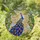 Majestic Peacock Fanned Tail Leaves Mosaic - Home Decor Bird Lover Gift Stained Glass Suncatcher - 1