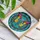 Butterfly Fish Sunglasses Stained Glass Mosaic Home Decor Gift for Wildlife Lover Stained Glass Suncatcher - 3