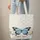 Butterfly Floral Blooms Organic Vines Leaves Curved Scroll Everyday Carry Travel Gift Quilted Tote Bag - 6