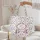 Ornate Pink Butterflies Lavender Floral Wreath Everyday Carry Gift for Her Quilted Tote Bag - 5