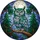 Majestic Owl Luminous Full Moon Pine Tree Night Sky Home Decor Gift for Wildlife Lover Stained Glass Suncatcher - 5