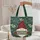 Gnome Winter Leaves Snowflakes Sign - Everyday Carry Gift Quilted Tote Bag - 5