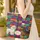 Personalized Poodles Floral Wreath Patchwork - Everyday Carry Gift for Poodle Lover Quilted Tote Bag - 4