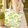 Ripe Yellow Lemons Green Leaves Personalized Name - Everyday Carry Gift Quilted Tote Bag - 4