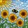 Bumblebee Sunflower Stained Glass Sunburst - Bee Lover Home Decor Gift Stained Glass Suncatcher - 5