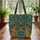 Three Women African Headwraps Botanical - Everyday Carry Gift for Women Quilted Tote Bag - 3