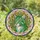 Feline Head Emerald Eye Botanical Mosaic - Home Decor Gift for Cat Lover Stained Glass Suncatcher - 1