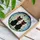 Black Cats Red Sunglasses Bow Tie Pennant Flags - Cat Lover Home Decor Gift Stained Glass Suncatcher - 3