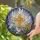 Ornate Christian Cross Doves Lilies Blossoms Sunrays - Home Decor Gift for Christian Stained Glass Suncatcher - 2