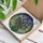 Iris Flowers Ornate Mosaic Pot Lush Leaves Stained Glass - Home Decor Gift Stained Glass Suncatcher - 3