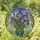 Iris Flowers Ornate Mosaic Pot Lush Leaves Stained Glass - Home Decor Gift Stained Glass Suncatcher - 1
