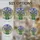 Iris Flowers Ornate Mosaic Pot Lush Leaves Stained Glass - Home Decor Gift Stained Glass Suncatcher - 4
