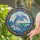 Majestic Dolphin Stained Glass Mosaic Ocean Waves - Wildlife Lover Home Decor Gift Stained Glass Suncatcher - 2