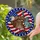 Liberty Bell Bald Eagle Statue of Liberty - USA 250th Anniversary Independence Day Stained Glass Suncatcher - 2