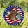 Liberty Bell Bald Eagle Statue of Liberty - USA 250th Anniversary Independence Day Stained Glass Suncatcher - 1