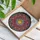 Glowing Core Tiffany Glass Mandala Floral Petals Geometric Mosaic - Home Decor Gift Stained Glass Suncatcher - 3