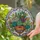 Cactus Succulent Hanging Planter Pot Home Decor Gift for Plant Lover Stained Glass Suncatcher - 2