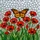 Monarch Butterfly Poppy Flowers Stained Glass Home Decor for Butterfly Lover Stained Glass Suncatcher - 5