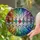 Seven Spiral Coil Glass Sphere Crystal Prism Celestial Patterns - Home Decor Gift Stained Glass Suncatcher - 2
