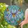 Iridescent Spider Monarch Butterflies Daisy Bell Flowers Foliage - Home Decor Gift Stained Glass Suncatcher - 2