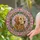 Golden Retriever Stained Glass Floral Fractured Glass Home Decor Gift Stained Glass Suncatcher - 2