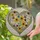 Heart Sunflower Daisy Butterfly Leafy Lace - Home Decor Gift for Flower Lover Stained Glass Suncatcher - 2
