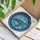 Majestic Sea Turtle Tiffany Glass Swirling Mosaic - Ocean Life Home Decor Gift Stained Glass Suncatcher - 3
