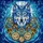 Wolf Head Dreamcatchers Pocket Watches Crescent Moon - Wildlife Lover Home Decor Gift Stained Glass Suncatcher - 5